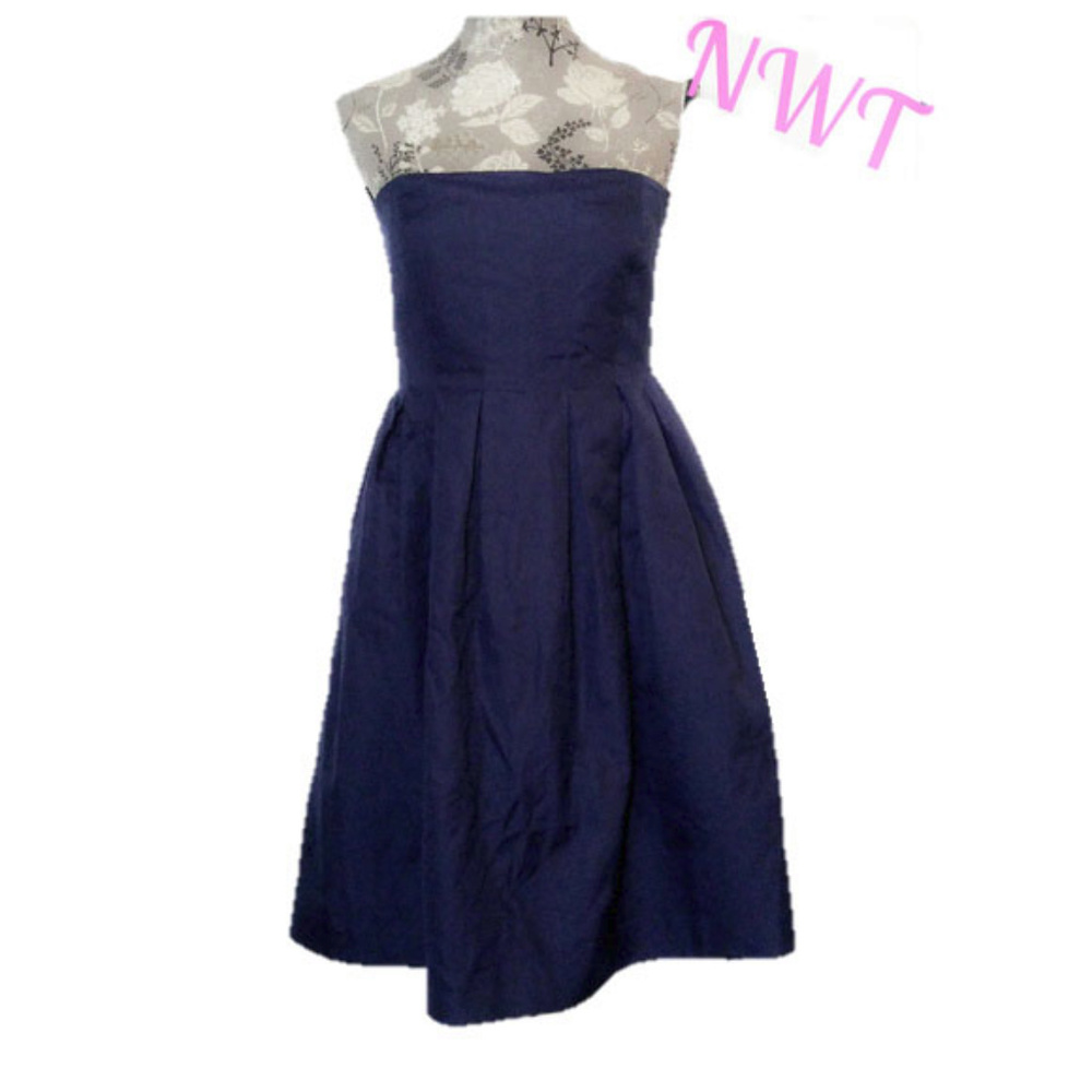 Nwt J.Crew Special Occ. Claudine Box Pleat Dress - Picture 1 of 7